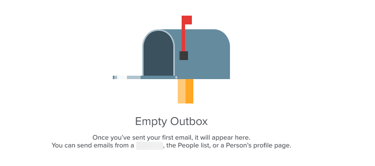 Different illustrations for emails list empty state