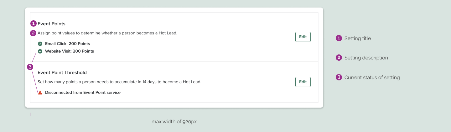 Screenshot of new Settings UI