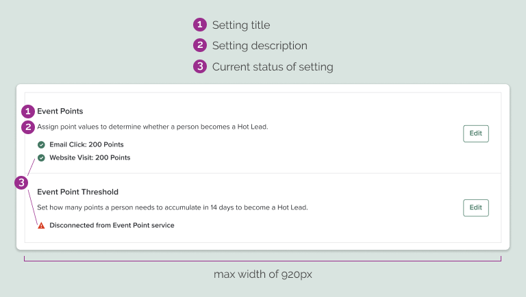 Screenshot of new Settings UI